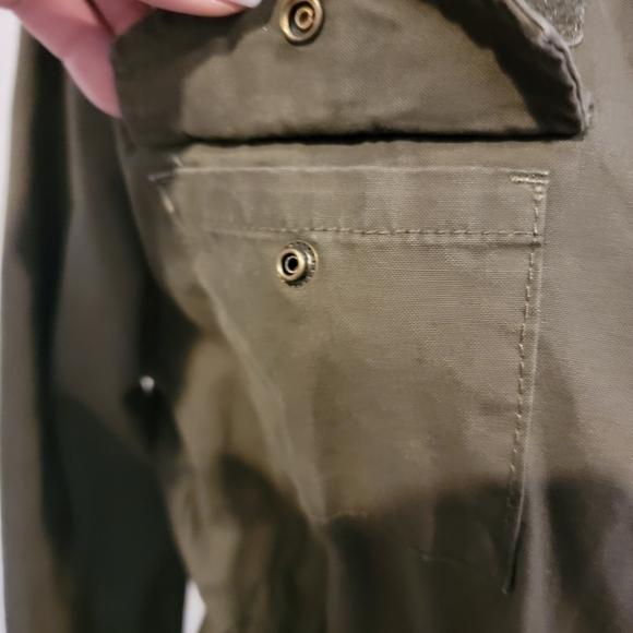 OLD Navy Military Field Style Army Green Jacket Size S - Picture 7 of 16